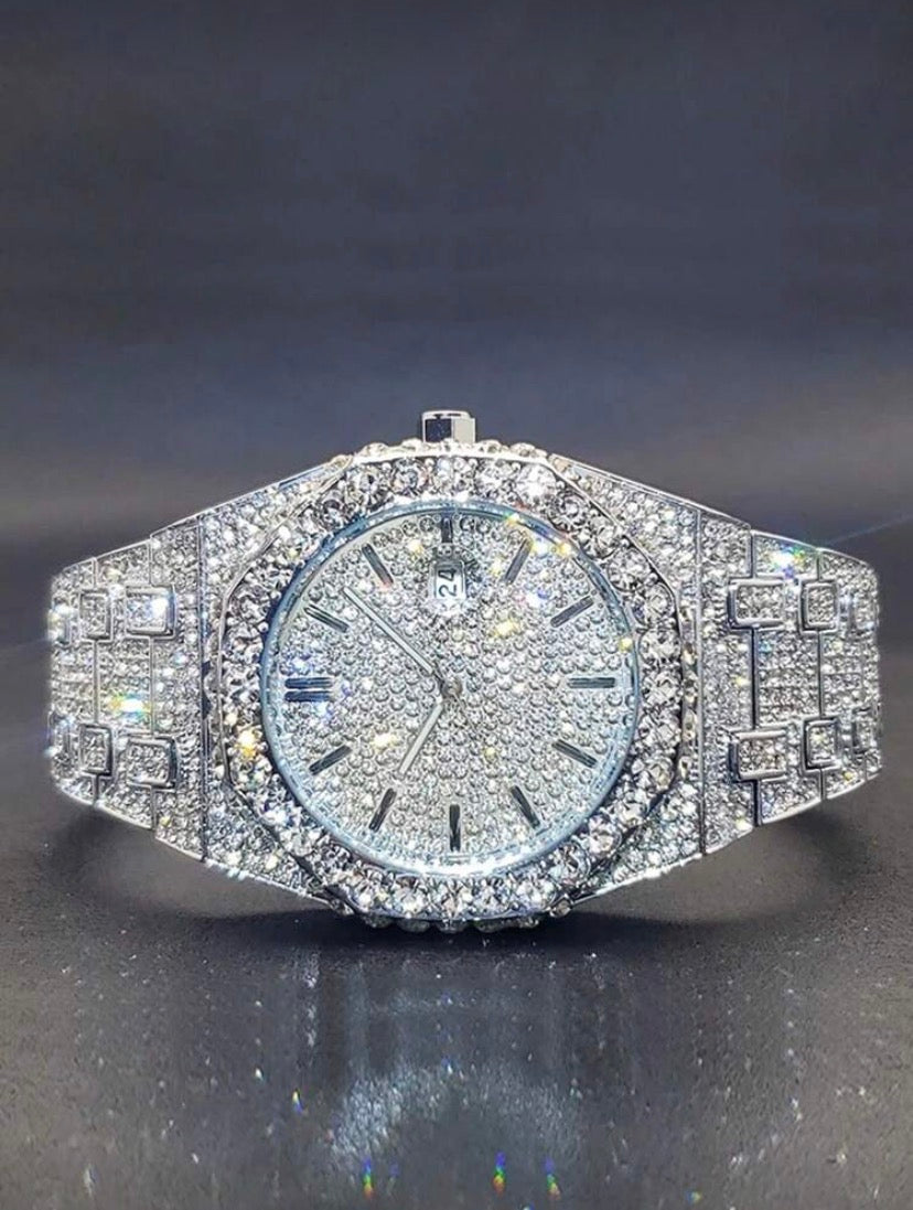 Royal Ice 44 Limited Edition - Orologio Luxury Tempestato Effetto Diamante
