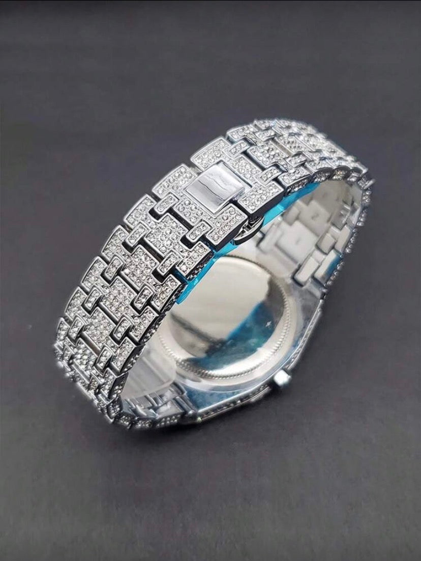 Royal Ice 44 Limited Edition - Orologio Luxury Tempestato Effetto Diamante